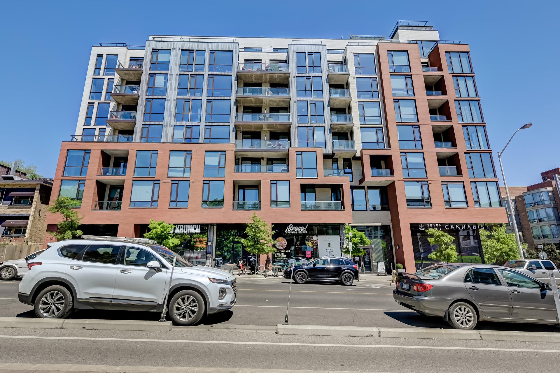 Exterior of Picnic Condos at 2118 Bloor Street West